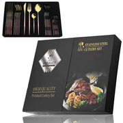 24Pcs Stainless Steel Cutlery Set